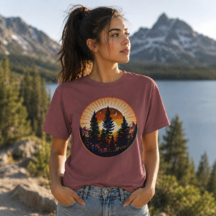 Sunset Mountain Nature Tee
